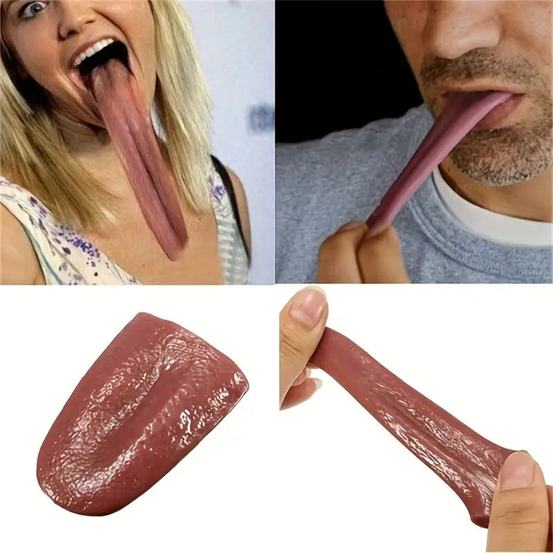 Juguete de truco de lengua con aguja perforadora